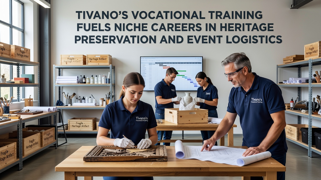 Tivano's Vocational Training Fuels Niche Careers in Heritage Preservation and Event Logistics